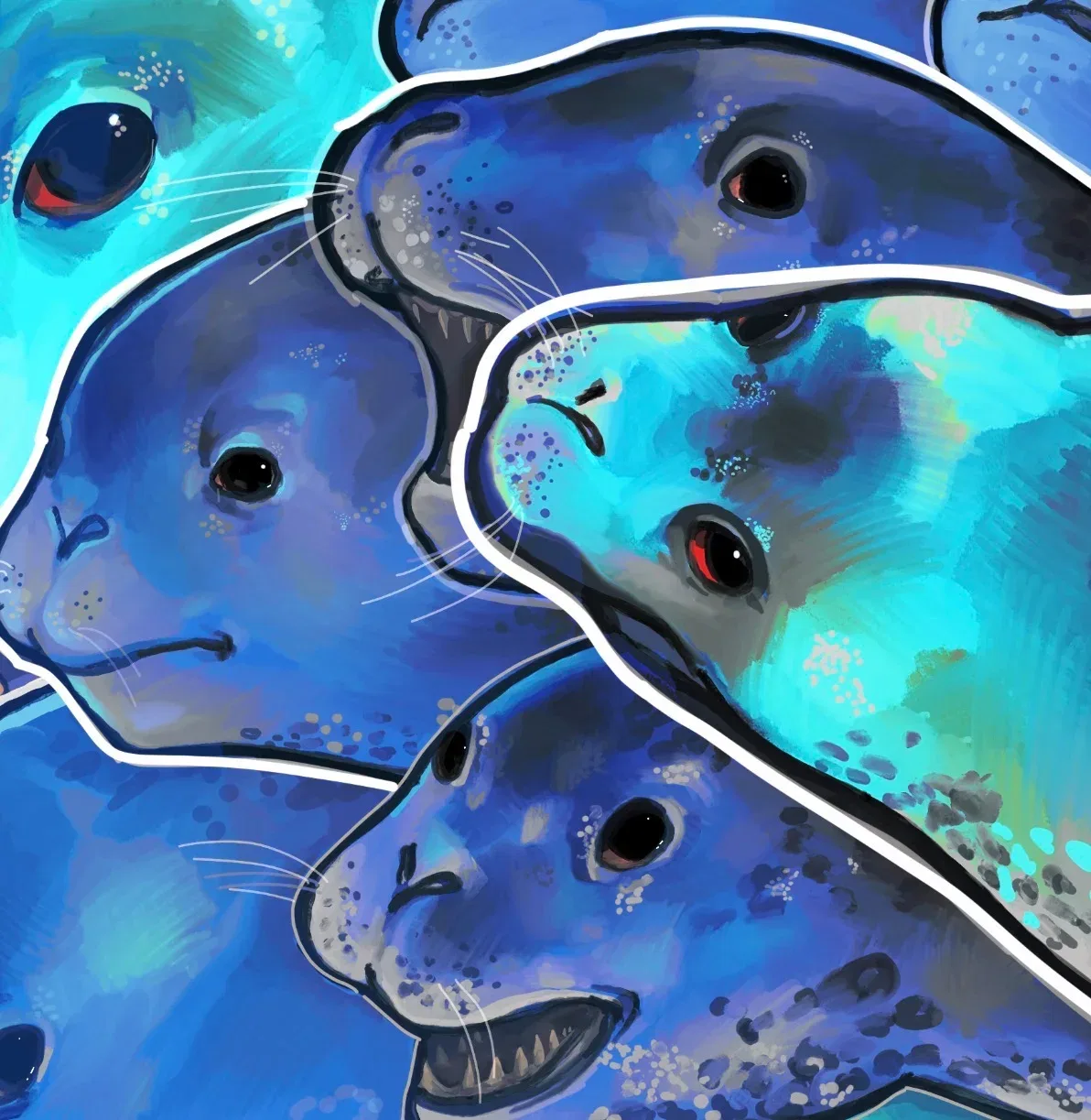 Leopard seals!