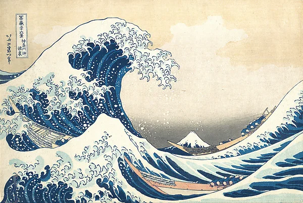 The Great Wave by Katsushika Hokusai